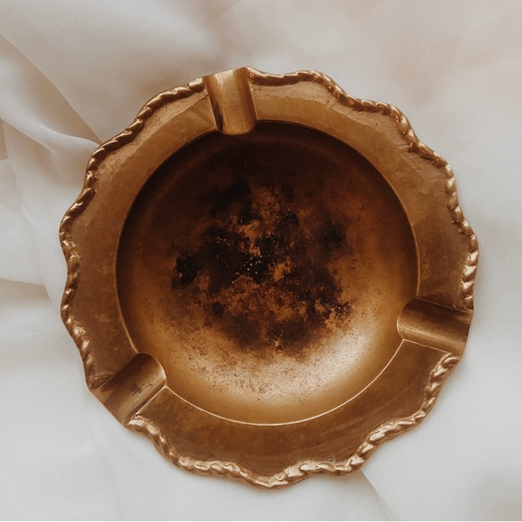 Other - Vintage Brass Ashtray